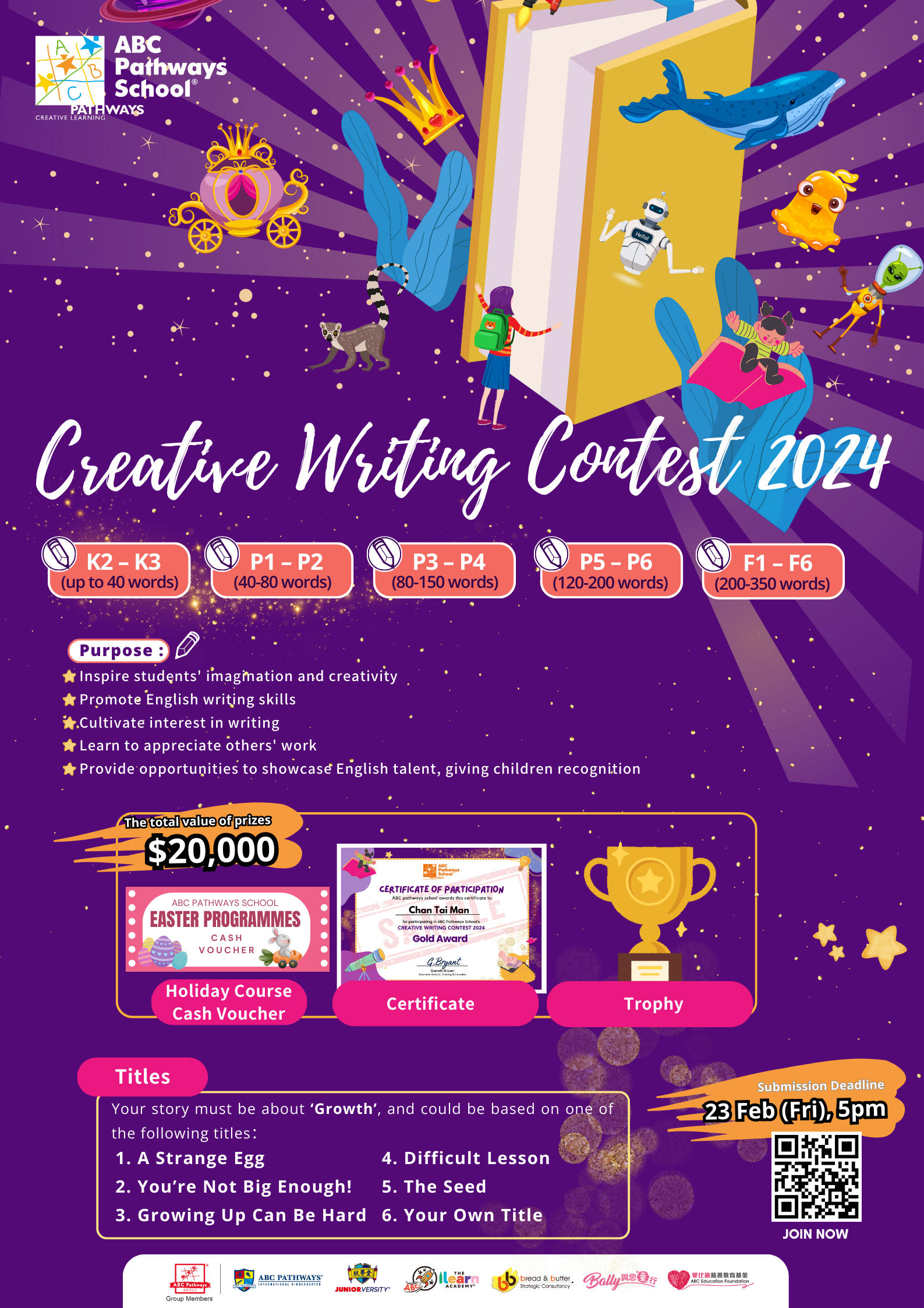 ABC Pathways School Creative Writing Contest 2024 ABC Pathways